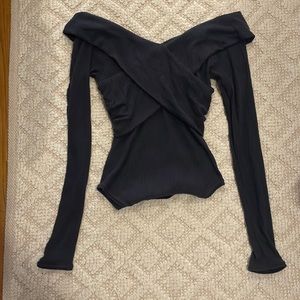 Free People - Off the shoulder sweater with crossover front
